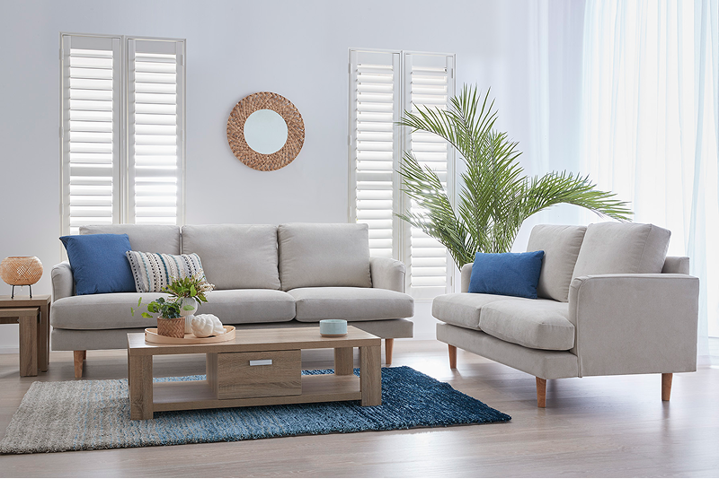 bright living room