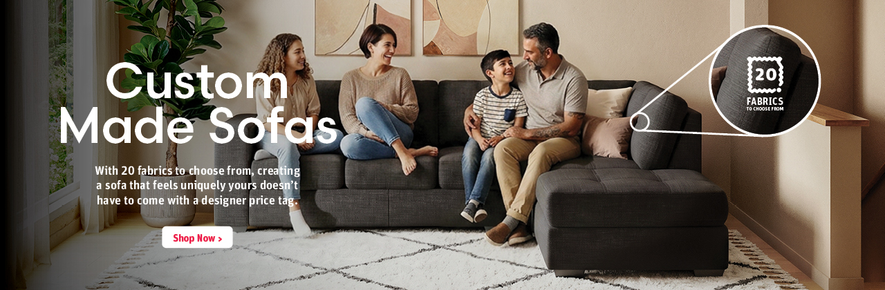 Custom Made Sofas - Website Hero wide