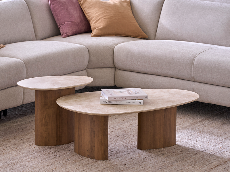 EAPCTBOOOOOOMDFWAL PEAR COFFEE TABLE SET WALNUT-desktop