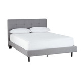 MODENA BED QUEEN MK2 (FRAME ONLY) GREY