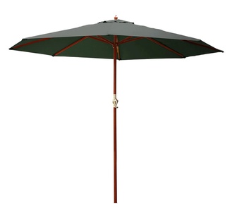 Aarush 3m Charcoal Outdoor Beach Garden Sun Stand Umbrella