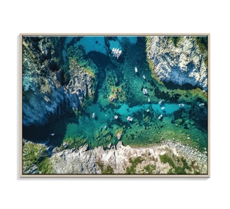 Above the Shore Framed Canvas 76x102cm Wall Art