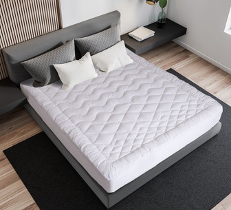 Aelric Mattress Topper Double White