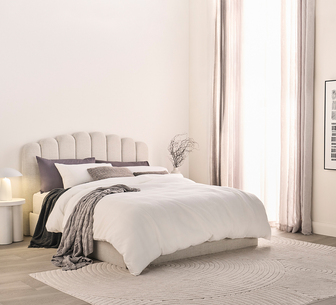 ALIA BED DOUBLE SILVER