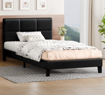 Alpine King Single Bed Black