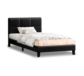 Alpine Single Bed Black