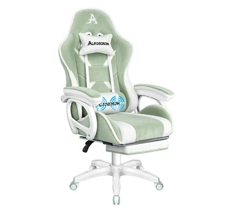 Altrix Green & White Office Chair