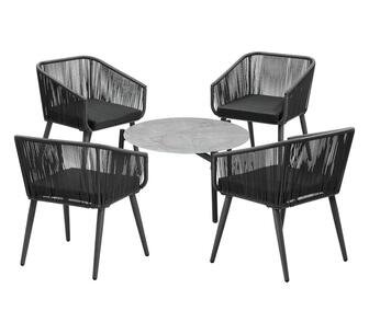 Alyna 5 Piece Outdoor Lounge Set