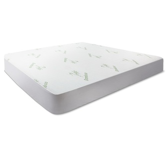 Amaris Double White Bamboo Mattress Protector