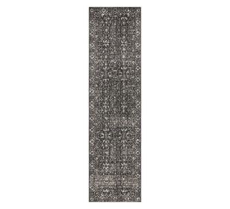 Anders 300x80cm Charcoal Runner Rug