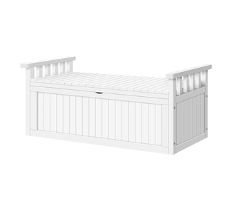 Anet 200L White Fir Wood Outdoor Storage Bench