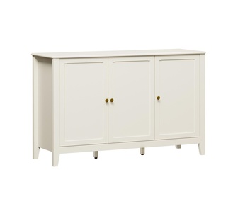 Annisa 120cm 3 Door White Buffet