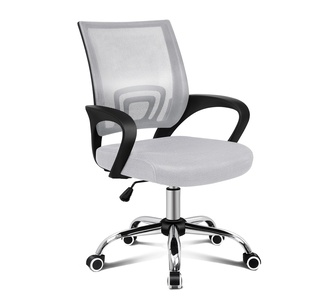 Papen Grey & Black Mesh Office Chair