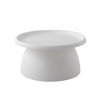 Aravelle 71cm Round White Coffee Table