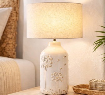 Xara White Table Lamp