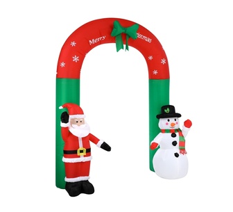 Twinkletown Christmas LED Inflatable Archway 2.4M Multi