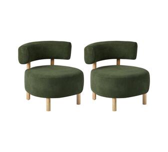 Set of 2 Areeya Green Armchair