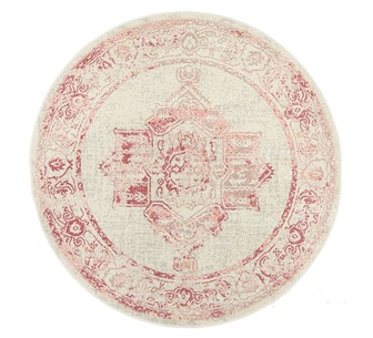 Arlowe 150x150cm Rose Round Rug