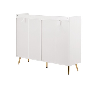 Arlian 5 Tier White Shoe Rack Cabinet