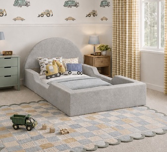 Artie Double Grey Compressed Bed Frame