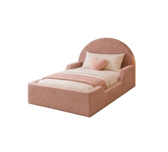 Artie Double Pink Compressed Bed Frame