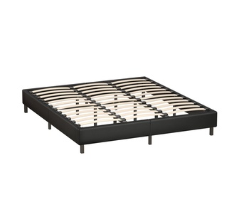 Ashe King Black PU Bed Base