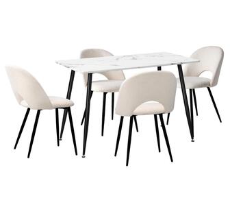 Ashlar 4-Seater Dining Table and Chairs Set