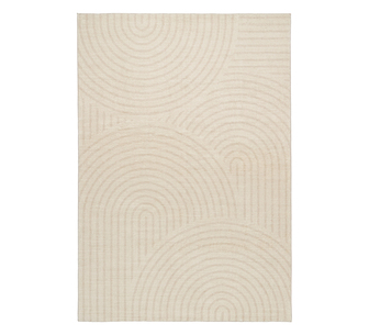 Ashdod Beige Cream Arch Washable Rug 230x160cm
