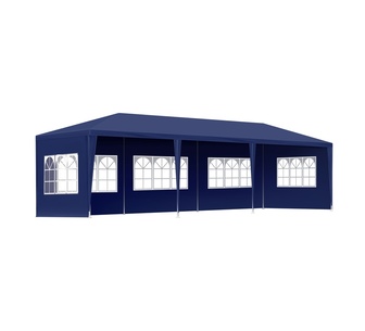 Asterion 3mx9m Blue Portable Outdoor Gazebo
