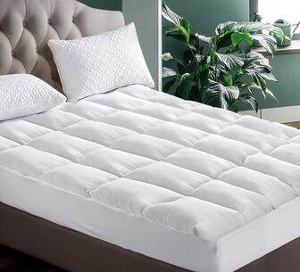 Avalora Double White Pillowtop Mattress Topper