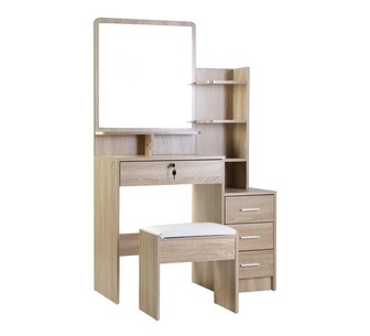 Yssara Oak Dressing Table Set