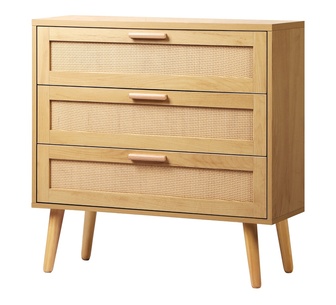 Azai Wood Chest of 3 Drawers