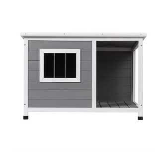 Zubac Grey Wooden Dog Kennel