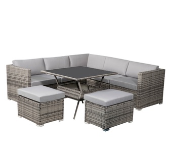 Bais Outdoor Lounge Set Grey