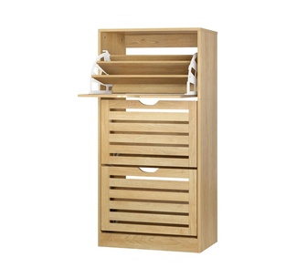 Banshee 3 Flip Wood Shoe Cabinet