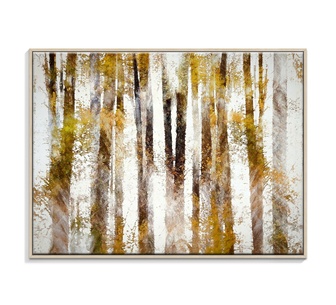 Bare Lines Framed Canvas 76x102cm Wall Art