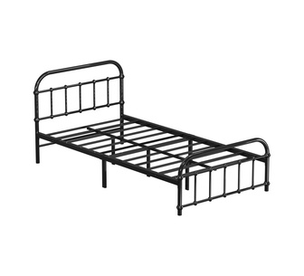 Bavin King Single Black Metal Bed Frame