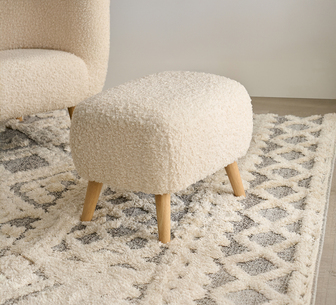 BAABAA OTTOMAN RECTANGLE CREAM