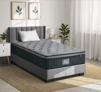 Bedly King Single 34cm Medium Pocket Spring Mattress