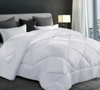 Floribel King 700GSM White Bamboo Quilt