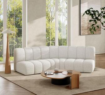 Bellemont 3 Seater Modular Sofa White