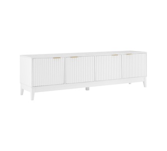 Benj 180cm 4 Doors White TV Unit