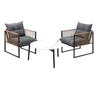 Benton 3 Piece Outdoor Lounge Set