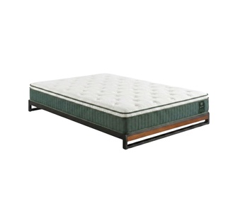 Beth Black Bed Base & DeepSleep King Single Mattress Package