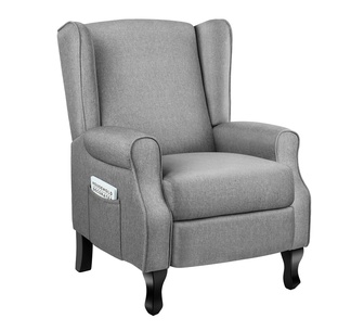 Bex Grey Recliner Armchair