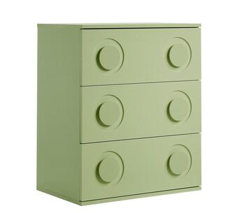 Bingky Green Chest of 3 Drawers