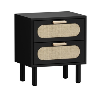 Blakehurst Bedside Table Black