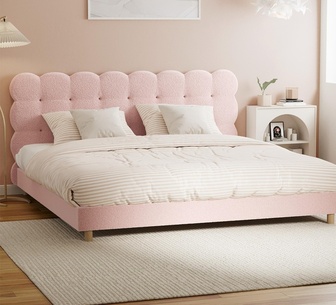 Bluford Bed King Pink