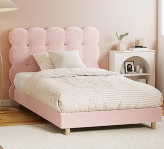 Bluford Bed King Single Pink