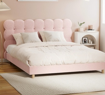 Bluford Bed Queen Pink